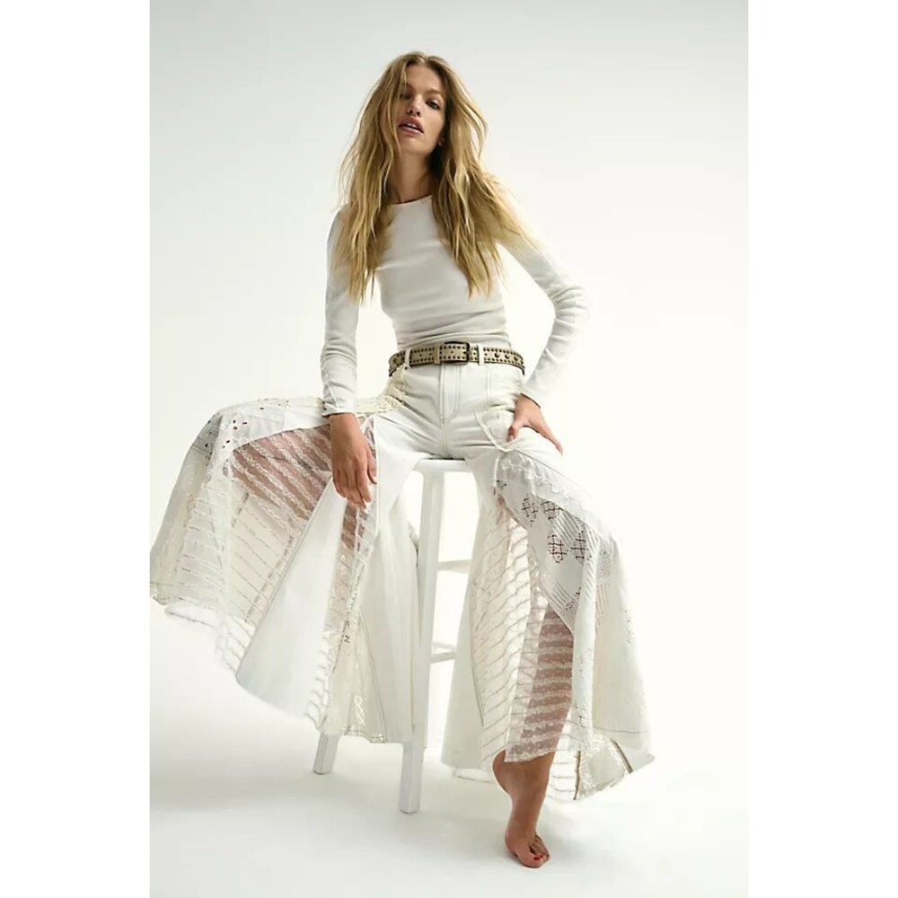 Free People We The Free Great Escape Wide-Leg Jeans Size 30 NEW